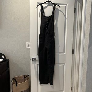 Black linen jumpsuit